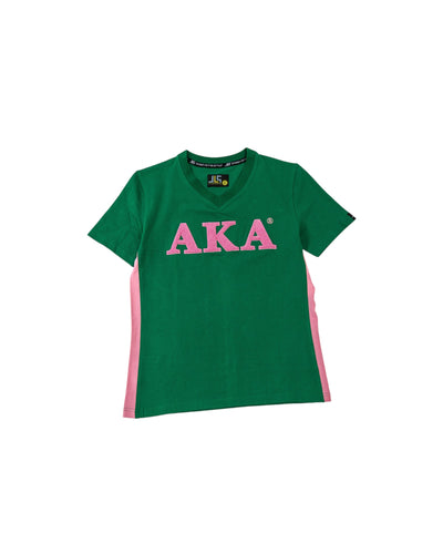 AKA Panel V-Neck Tee