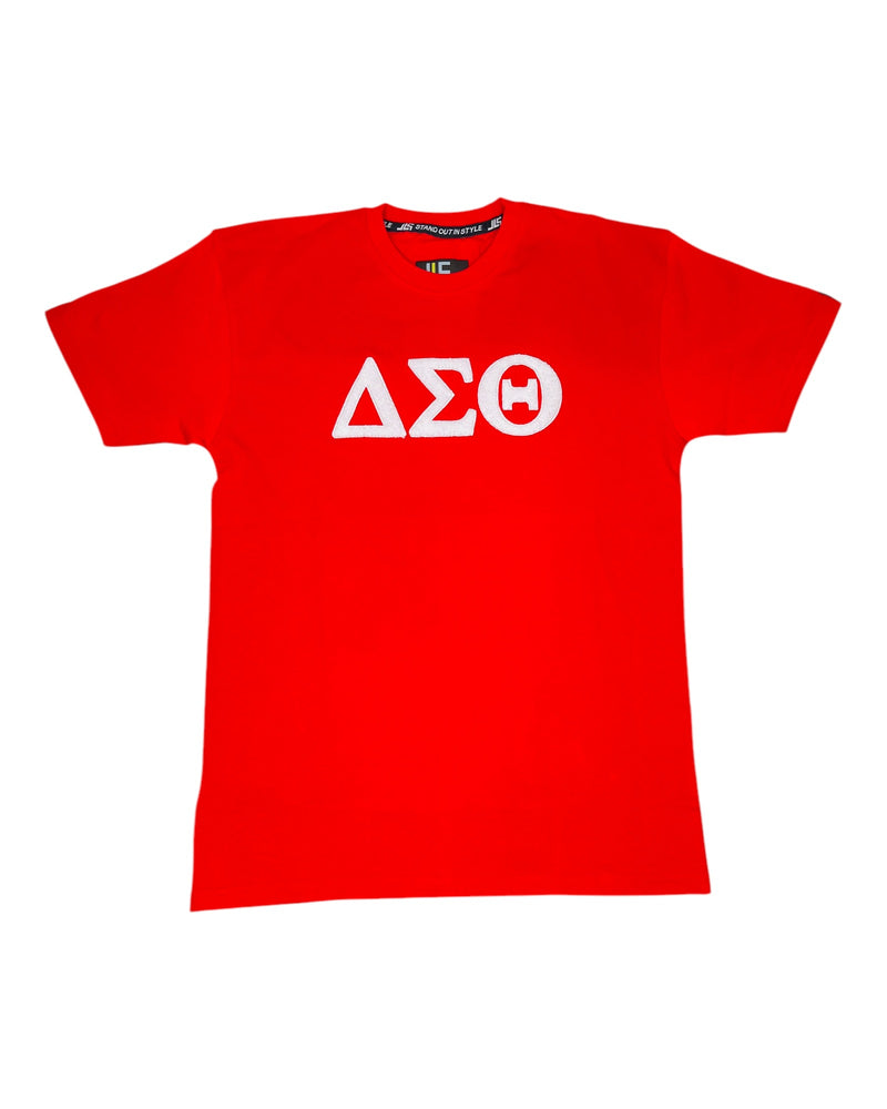 Delta Sigma Theta ΔΣΘ Chenille Greek Symbols Tee