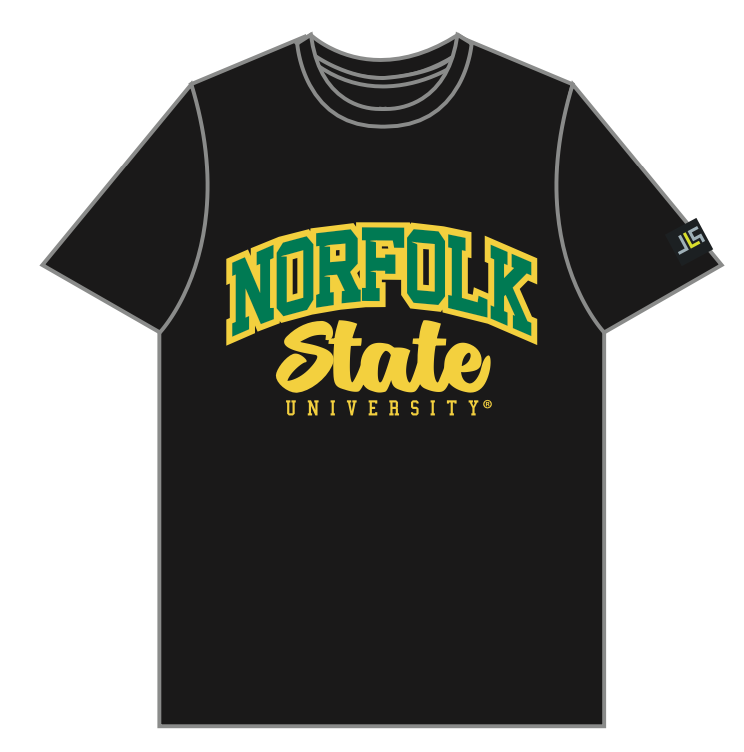Norfolk State Embroidered Tee