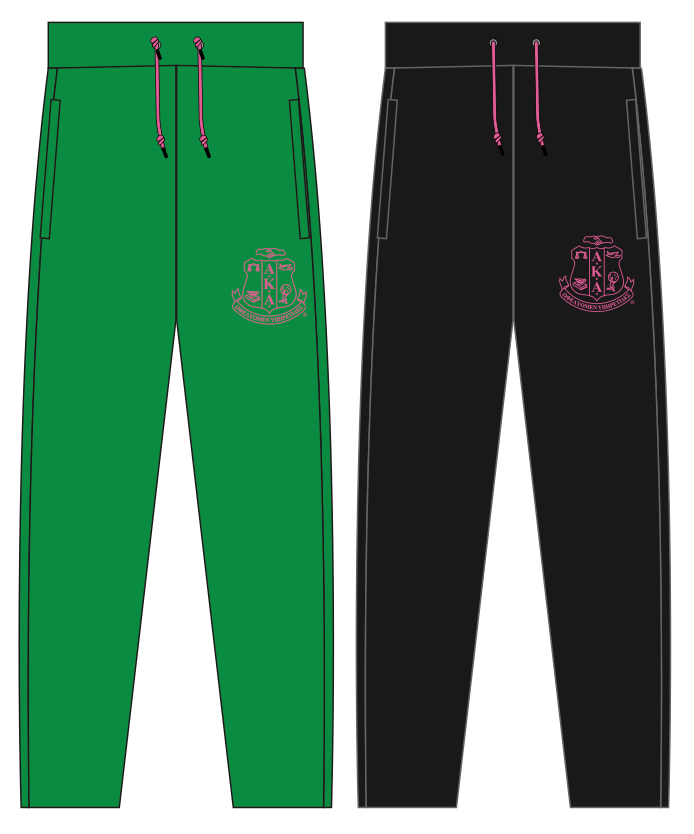 Alpha Kappa Alpha Crest Joggers