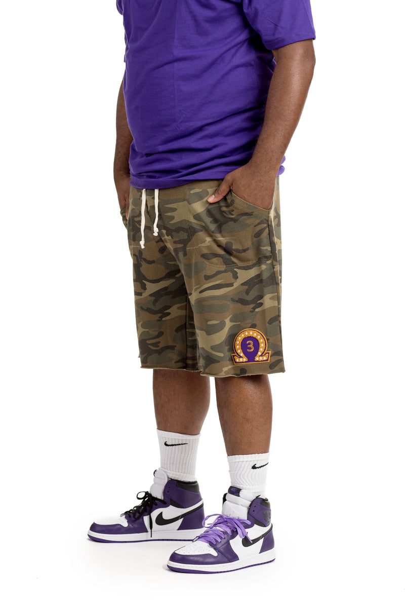Camo Number Shorts