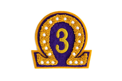 Chenille Numbered Patch
